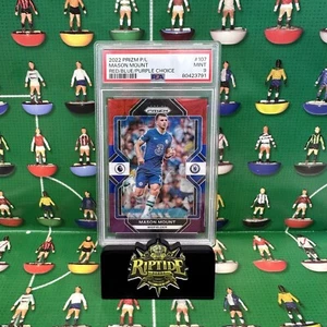 Mason Mount Panini Prizm Premier League 2022-23 Red Blue Purple Choice /15 PSA 9 - Bild 1 von 8