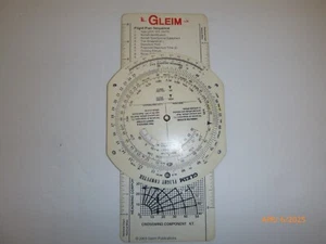 Gleim Aviation Navigation E6-B Computing Slide Plotter - Imagen 1 de 3