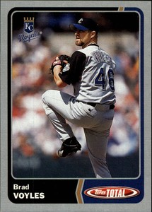 2003 Topps Total Baseball Silver #105 Brad Voyles
