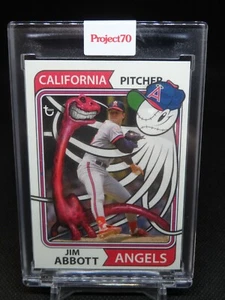 Jim Abbott by Greg "CRAOLA" Simkins #183 2021 Topps Project 70 Card - Picture 1 of 2