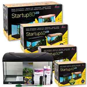 Diversa Aquarium StartUp Set LED Serie, komplett Aquariumset Glasbecken Nano