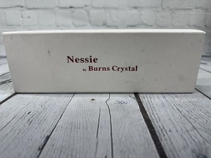 BURNS CRYSTAL SCOTLAND NESSIE LOCH NESS MONSTER FOUR PIECE FIGURINE G75 OYG - Picture 1 of 8