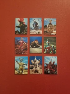 VINTAGE - ULTRAMAN YAMAKATSU TRADING CARDS 9 DIFFERENT CARDS - 1983 - Picture 1 of 2