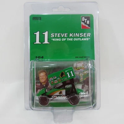 Steve Kinser Diecast 1:64 #11 Quaker State Sprint Car Outlaws DirtTrack Race Cas Foto 1 de 4