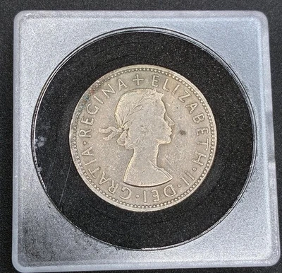 Coin 1963 Great Britain QUEEN ELIZABETH II Two Shillings - Image 1 of 3