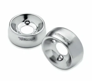 Original Harley-Davidson FAT BOB Auspuff Endkappen 4,5" Satin-Chrome *65100123* - Bild 1 von 2