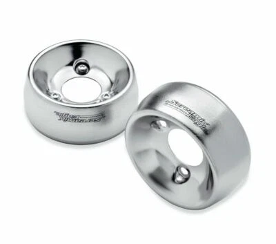 Original Harley-Davidson FAT BOB Auspuff Endkappen 4,5" Satin-Chrome *65100123* - Bild 1 von 2