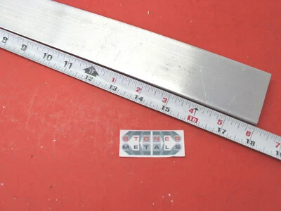 3/8" X 2" ALUMINIO 6061 BARRA PLANA 18" largo T6511 stock de molino extruido sólido nuevo Foto 1 de 2