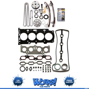 For Toyota Carmy 02-09 2.4L 2362CC l4 Timing Chain Kit Cover Gasket Set - Picture 1 of 13