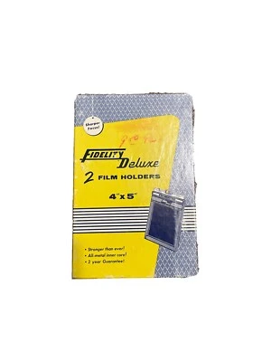 2 Fidelity Deluxe 8"x10" sheet Film Holders.   - Image 1 of 4
