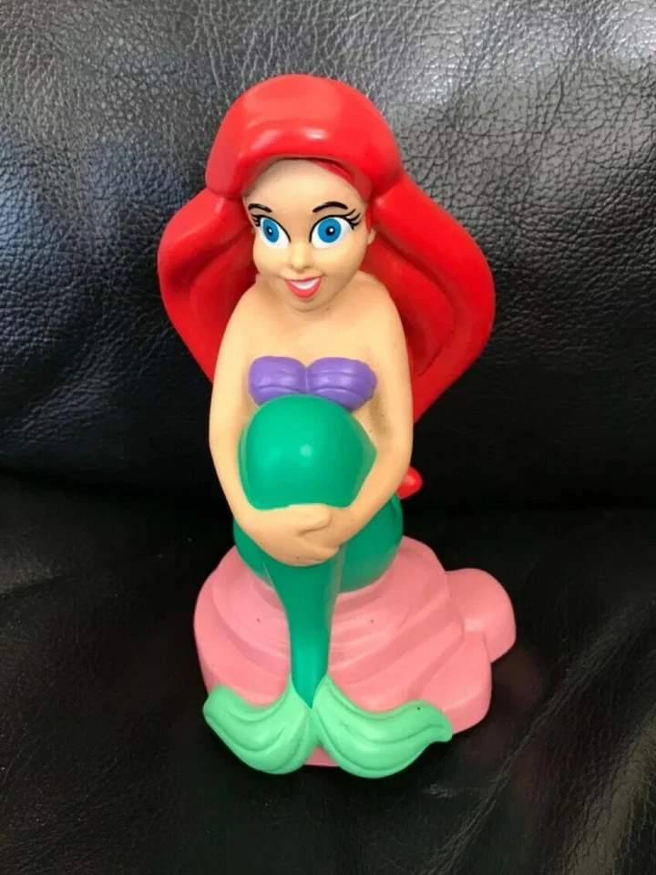 Estatuilla de juguete vintage de la Sirenita Ariel de los años 90 plástico duro goma niña Disney Foto 1 de 1