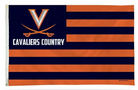 Virginia Cavaliers Flag Banner 3x5 Country Design Premium Outdoor University of Cover