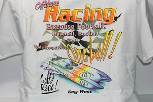 Marine Machine "Offshore Racing" White T-Shirt Size 4XL - Picture 1 of 12