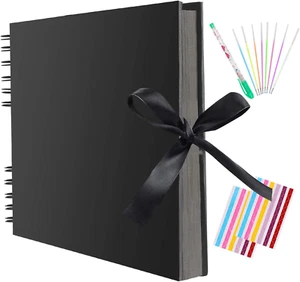 Scrapbook - Reastar Photo Album Memory Book Handmade DIY Family Scrapbook with 1 - Picture 1 of 7