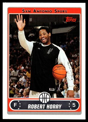 2006-07 Topps #37 Robert Horry San Antonio Spurs Foto 1 de 2