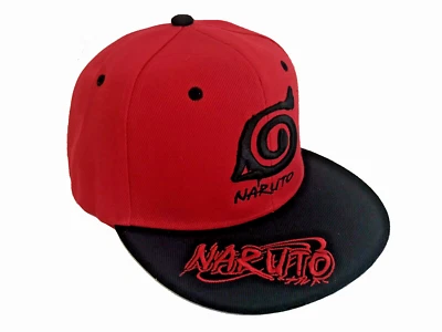 Naruto Hat Cap Snapback Mens Boys Uzumaki Ninja Shinobi Anime - image 1 of 4