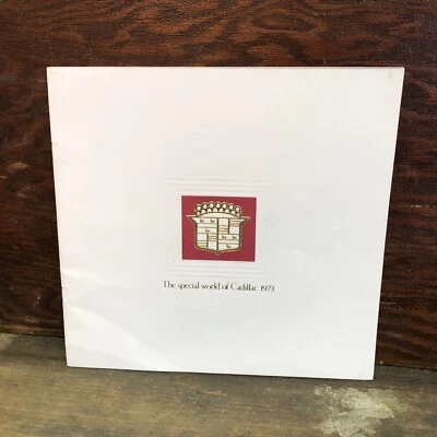 Cadillac 1973 Range Vintage Genuine Sales Brochure US Origin Standard Format - image 1 of 4