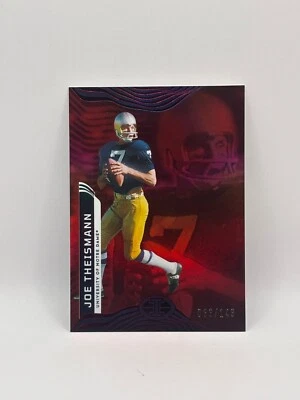 Joe Theismann 2023 Chronicles Draft Picks Illusions Red /149 Notre Dame Irish - Image 1 of 2