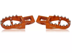 PEDANE MAGGIORATE IN ERGAL 2.0 GAS GAS mc/mc-f ce/ce-f 2021-2023 ARANCIONI - Imagen 1 de 3