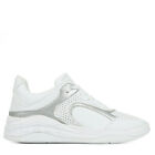 Chaussures Baskets Guess Femme Saucey 5 Blanc Blanche Synthétique Lacets