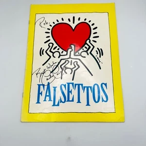 Keith Haring "FALSETTOS" William Finn / Michael Rupert 1992 Souvenir Program - Picture 1 of 5