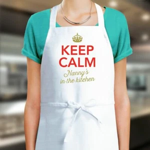 Nanny Gift Funny Personalised Keepsake Cooking Apron Christmas Birthday Nanny - Picture 1 of 3