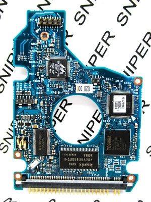 PCB - Toshiba 60GB MK6021GAS (HDD2183 F ZE01 T) G5B000211 C0/GA024C Hard Drive - Image 1 of 4