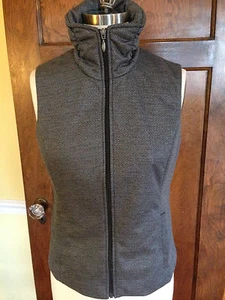 Coldwater Creek XS (4-6) Women's Gray Lined Vest - Picture 1 of 11