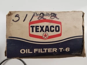 Vintage Texaco T-6 Oil Filter - Picture 1 of 8