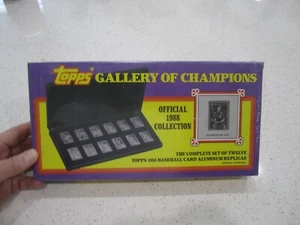 Topps 1988 Gallery of Champions Official Collection Set Aluminum Replicas Sealed - Bild 1 von 4