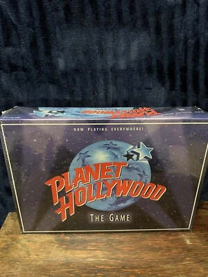 Vintage 1997 Planet Hollywood The Game Trivia Game Milton Bradley - NEW SEALED - Image 1 of 4