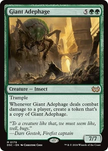 Giant Adephage 179 LP Normal Commander: Duskmourn: House of Horror MTG EN - Picture 1 of 1