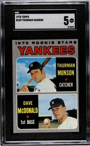 1970 Topps Dave McDonald Thurman Munson #189 Set Break No PSA SGC 5 Undergraded - Picture 1 of 3