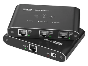 Power Over Internet (PoE) Switch - Gigabit Internet and 30W Power up to 325 Feet - Picture 1 of 5