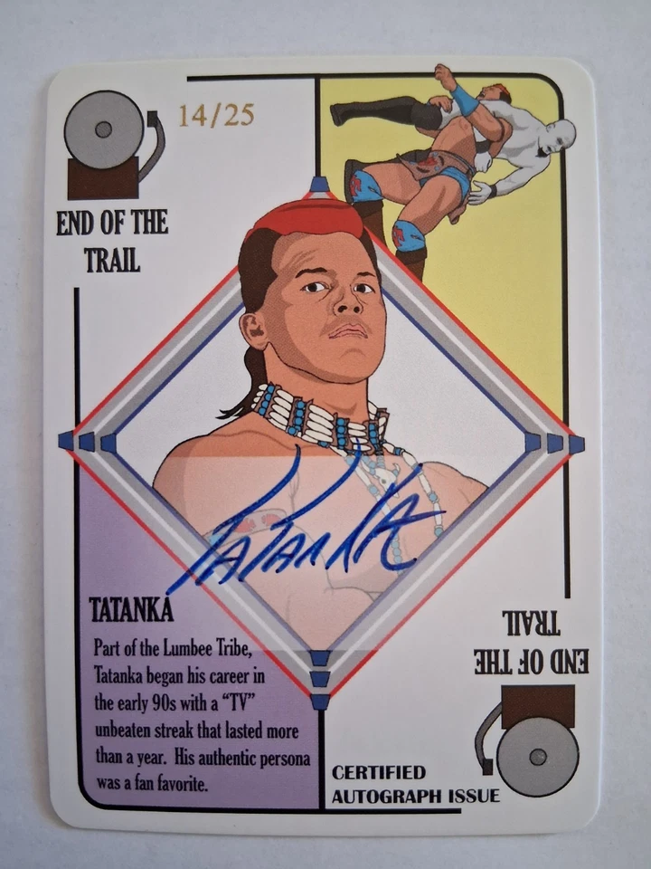 Tarjeta de lucha libre TAKANA escasa #14/25 2022 CERTIFICADA AUTO FIRMADA WWF Foto 1 de 1