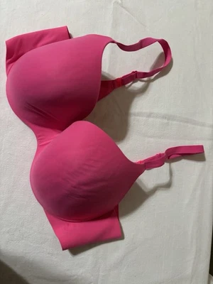 Victoria Secret Demi Bra 38D Rosa Camiseta Acolchada Ajustable 394153-HX8 Con Aros Foto 1 de 4