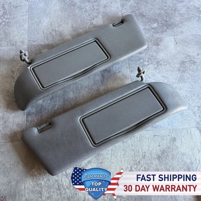 1992 - 1999 Mercedes W140 500S S320 S420 S500 OEM Sun Visor Set Pair GRAY Foto 1 de 4