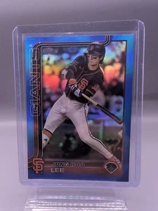 2025 Topps Series 1 Blue Foil /150 Jung-Hoo Lee Jung Hoo Lee #277 Giants - Imagen 1 de 2