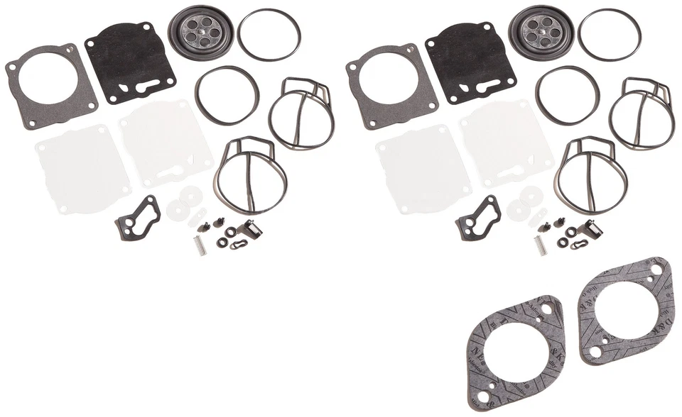 Sea Doo 947 951 XP Limited 1998-2002 Dual Twin Carb Rebuild Kit & Base Gaskets - Изображение 1 из 1