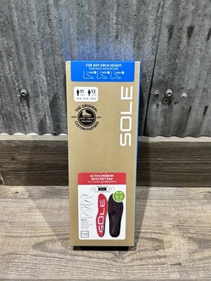 SUELA Plantillas de Zapatos Medianas Activas con Almohadillas Metatarsianas - Para Hombre Talla 11/Mujer Talla 13 Foto 1 de 4