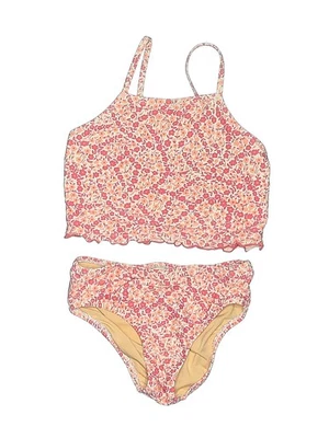 Crewcuts Outlet Girls Yellow Two Piece Swimsuit 4 - Image 1 of 2