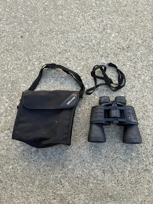 Meade Travel View 10x50 Binoculars w/ Strap & Carry Case Birding Hunting - Image 1 of 4