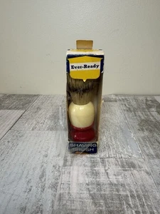 VINTAGE EVER READY C40 ROT & CREME RASIERPINSEL NEUWERTIG IN BOX FÜR WOHLTÄTIGE WOHLTÄTIGKEITSORGANISATIONEN - Bild 1 von 5