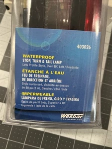 Wesbar Trailer Light Model 403026 Waterproof Over 80” Left / Roadside Bulb - New - Foto 1 di 6