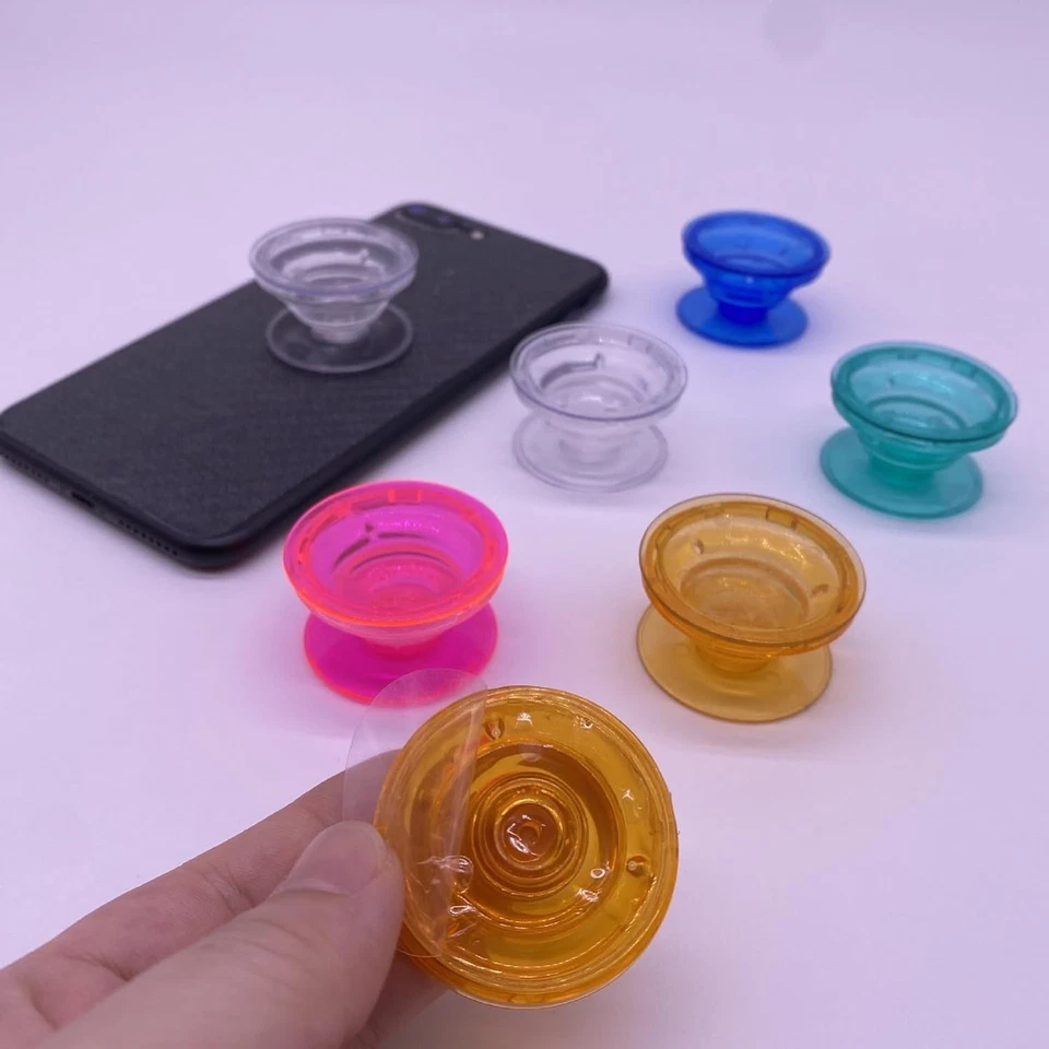 🔥Soporte de teléfono emergente para iPhone Samsung Google OnePlus, etc., transparente (claro)🔥 Foto 1 de 4