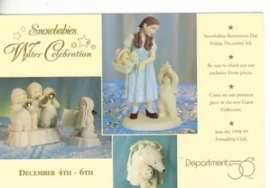 DEPARTAMENTO 56, CELEBRACIÓN DE INVIERNO SNOWBABIES RETIRO 1998 - Imagen 1 de 2