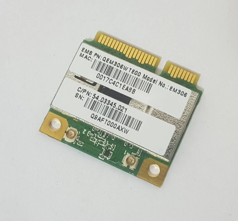 Wlan Wifi EM306 Mini PCIe QEM306WTE00 aus Notebook Acer Aspire 7540G - Image 1 of 1