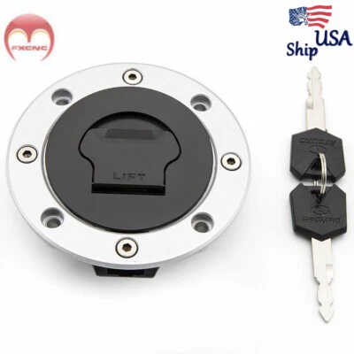 Tampa do tanque de combustível gasolina tampa trava para Suzuki GSXR1000 2001-2002 GSXR1100 1990-1996 - Imagem 1 de 4