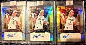 2024 Panini Select WNBA 2 Angel Reese RC Autos Sealed + 5 Prizm Cameron Brink RC - Picture 1 of 3