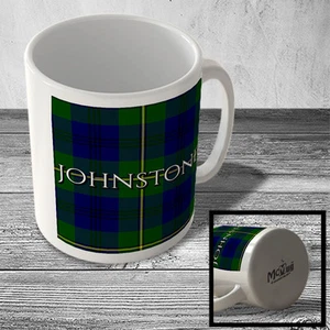 MUG_CLAN_667 JOHNSTONE surname (Johnstone Modern Tartan) (full background) - Sco - Picture 1 of 1